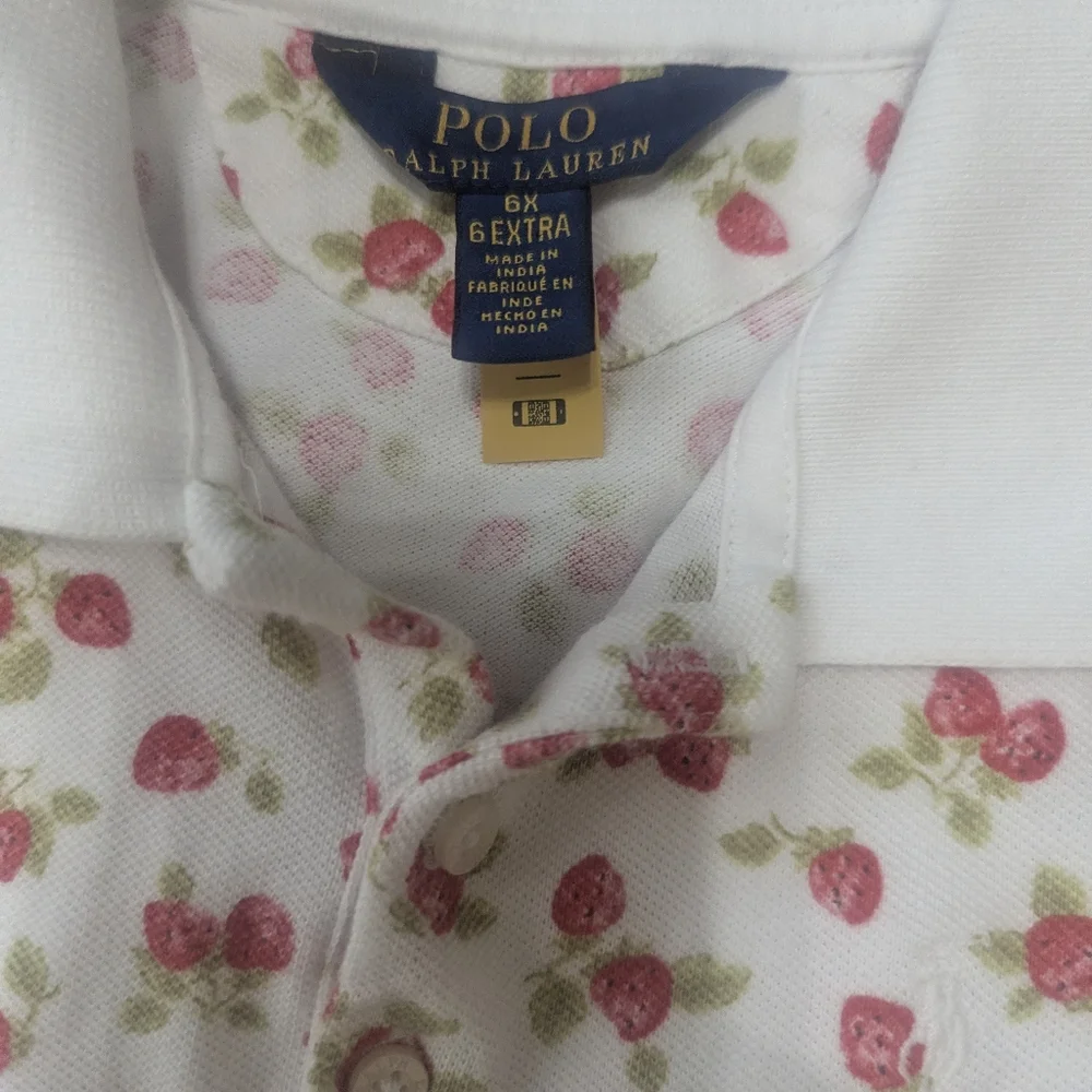 Polo by Ralph Lauren Strawberry Print Romper